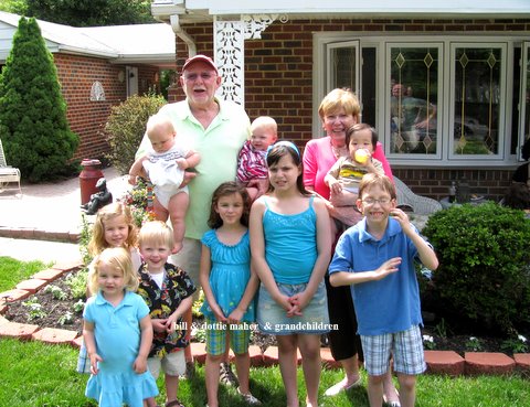 Bill & Dottie Maher and grandchildren (5/2011)